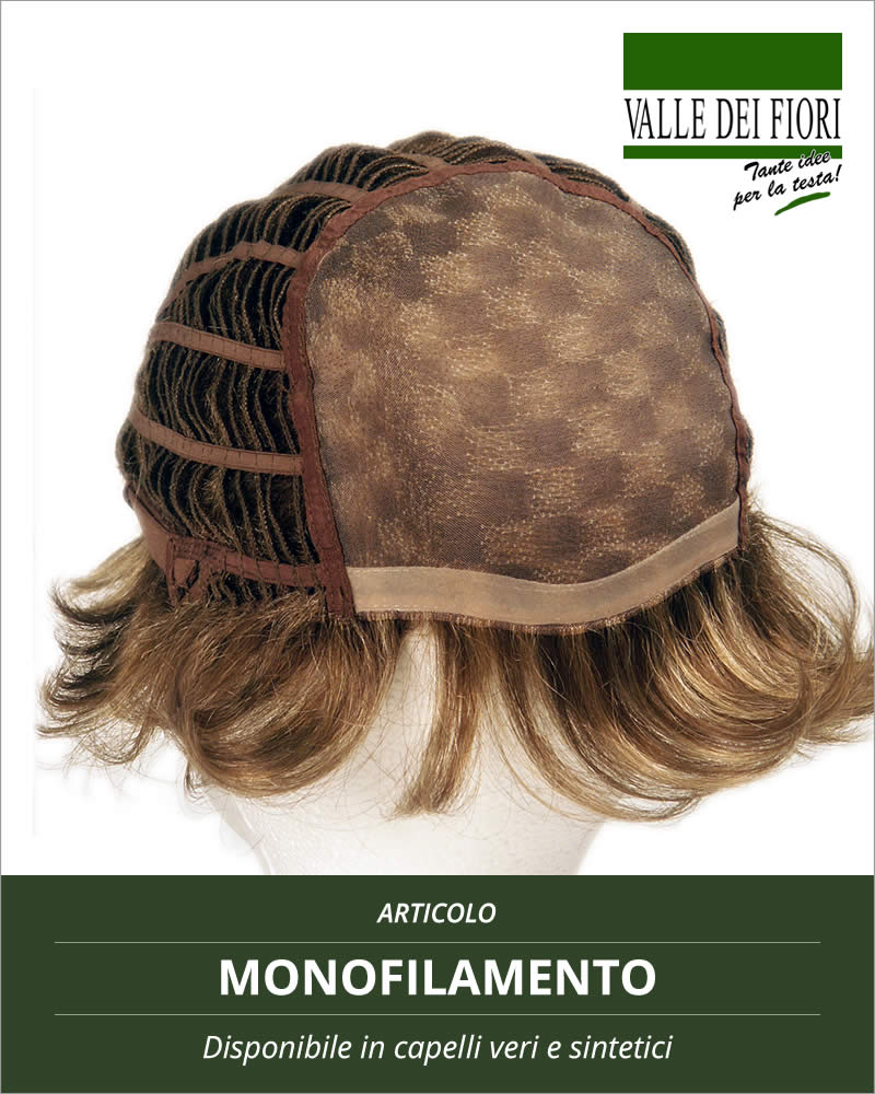 parrucche monofilamento capelli veri